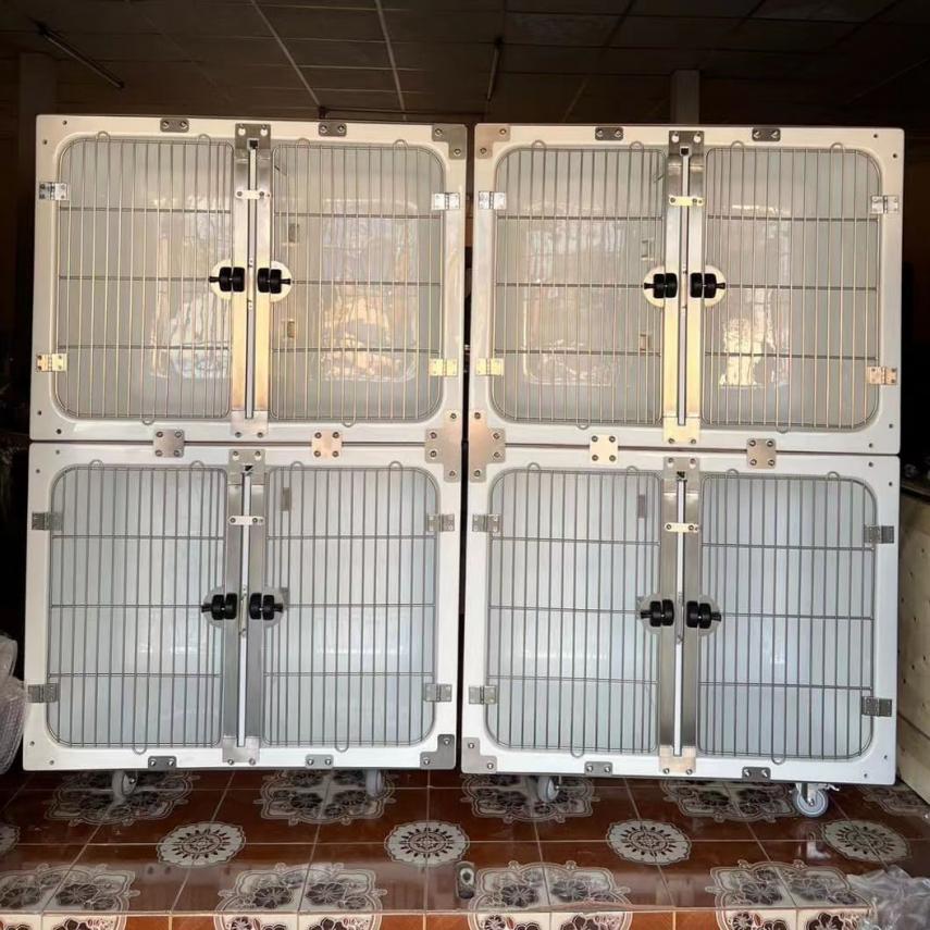 Veterinary Waterproof Fiberglass Modular Dog Cage