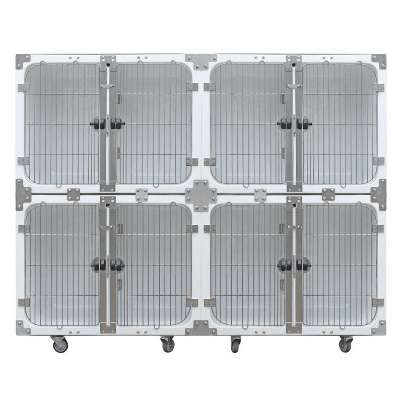 Veterinary Waterproof Fiberglass Modular Cage ຫມາ